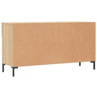 Schoenenbank 102x35x55 cm bewerkt hout sonoma eikenkleurig 8