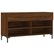 Schoenenbank 102x35x55 cm bewerkt hout sonoma eikenkleurig 2