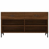 Schoenenbank 102x35x55 cm bewerkt hout sonoma eikenkleurig 6