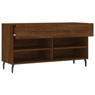 Schoenenbank 102x35x55 cm bewerkt hout sonoma eikenkleurig 5