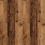 Schoenenopbergbank 105x35x35 cm bewerkt hout oud houtkleurig 8