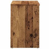 Schoenenbank 60x30x45 cm bewerkt hout oud houtkleurig 5