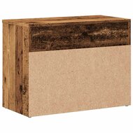 Schoenenbank 60x30x45 cm bewerkt hout oud houtkleurig 6