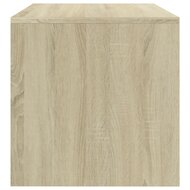 Nachtkastje 40x30x30 cm bewerkt hout sonoma eikenkleurig 5