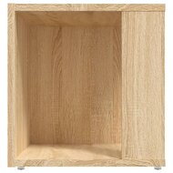 Bijzettafel 33x33x34,5 cm bewerkt hout sonoma eikenkleurig 6