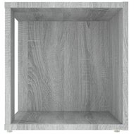 Bijzettafel 33x33x34,5 cm bewerkt hout grijs sonoma eikenkleur 5