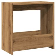 Bijzettafel 50x26x50 cm bewerkt hout artisanaal eikenkleurig 6