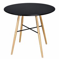 Eettafel rond MDF zwart  1