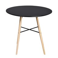 Eettafel rond MDF zwart  2