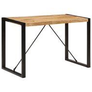 Eettafel 120x55x76 cm massief ruw mangohout 1