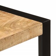 Eettafel 120x55x76 cm massief ruw mangohout 4