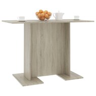 Eettafel 110x60x75 cm bewerkt hout sonoma eikenkleurig 5