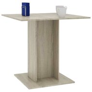 Eettafel 80x80x75 cm spaanplaat sonoma eikenkleurig 5