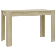 Eettafel 120x60x76 cm bewerkt hout sonoma eikenkleurig 2