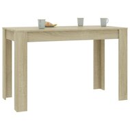 Eettafel 120x60x76 cm bewerkt hout sonoma eikenkleurig 3