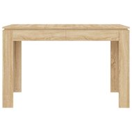 Eettafel 120x60x76 cm bewerkt hout sonoma eikenkleurig 4