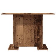 Eettafel 110x60x75 cm bewerkt hout oud houtkleurig 5