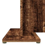 Eettafel 110x60x75 cm bewerkt hout oud houtkleurig 8