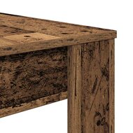 Eettafel 120x60x76 cm bewerkt hout oud houtkleurig 8