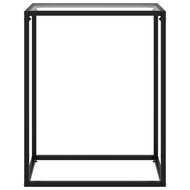 Wandtafel 60x35x75 cm gehard glas transparant 2