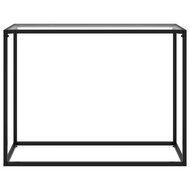 Wandtafel 100x35x75 cm gehard glas transparant 2