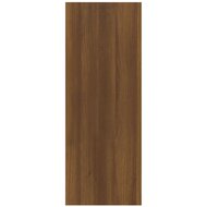 Wandtafel 78x30x80 cm bewerkt hout bruin eikenkleur 6