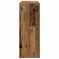 Wandtafel 78x30x80 cm bewerkt hout oud houtkleurig 5