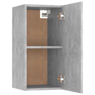 Tv-meubel 30,5x30x60 cm bewerkt hout betongrijs 5