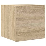 Tv-wandmeubel 30,5x30x30 cm sonoma eikenkleurig 2