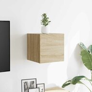 Tv-wandmeubel 30,5x30x30 cm sonoma eikenkleurig 3