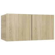 Tv-hangmeubel 60x30x30 cm sonoma eikenkleurig 2