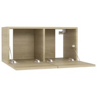 Tv-hangmeubel 60x30x30 cm sonoma eikenkleurig 5