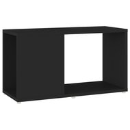 Tv-meubel 60x24x32 cm bewerkt hout zwart 2