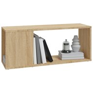 Tv-meubel 80x24x32 cm bewerkt hout sonoma eikenkleurig 4