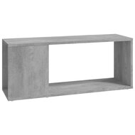 Tv-meubel 80x24x32 cm bewerkt hout betongrijs 2