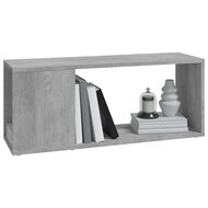 Tv-meubel 80x24x32 cm bewerkt hout betongrijs 4