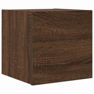 Tv-wandmeubel 30,5x30x30 cm bruin eikenkleur 2