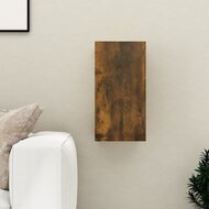 Tv-meubel 30,5x30x60 cm bewerkt hout gerookt eikenkleurig 1