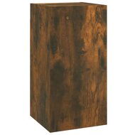 Tv-meubel 30,5x30x60 cm bewerkt hout gerookt eikenkleurig 2