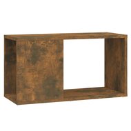 Tv-meubel 60x24x32 cm bewerkt hout gerookt eikenkleurig 2