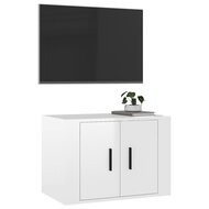 Tv-wandmeubel 57x34,5x40 cm hoogglans wit 4