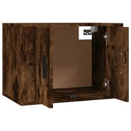 Tv-wandmeubel 57x34,5x40 cm gerookt eikenkleurig 8