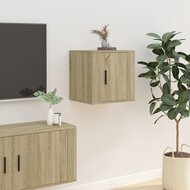 Tv-wandmeubel 40x34,5x40 cm sonoma eikenkleurig 1