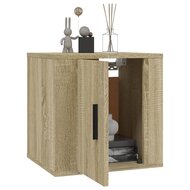 Tv-wandmeubel 40x34,5x40 cm sonoma eikenkleurig 3