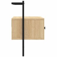 Tv-meubel wandgemonteerd 60,5x30x51 cm hout sonoma eikenkleurig 4