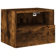 Tv-wandmeubel 40x30x30 cm bewerkt hout gerookt eikenkleurig 2