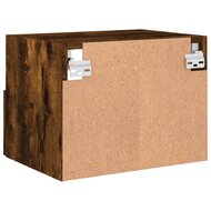 Tv-wandmeubel 40x30x30 cm bewerkt hout gerookt eikenkleurig 9