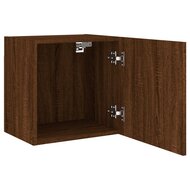 Tv-wandmeubel 40,5x30x40 cm bewerkt hout bruin eikenkleur 6