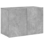 Tv-meubel wandgemonteerd 60x30x41 cm betongrijs 2