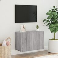 Tv-meubel wandgemonteerd 60x30x41 cm grijs sonoma eikenkleurig 3